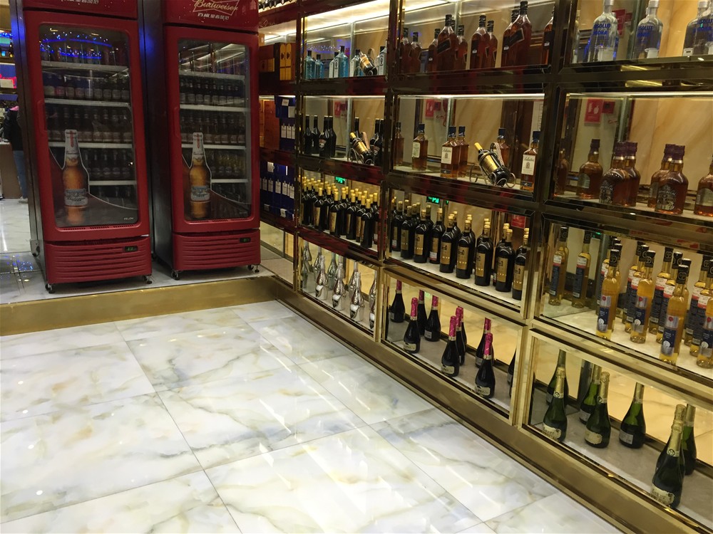 KTV公共区选取Z6官网瓷砖微晶石西班牙-翡翠玉KWD58001铺贴