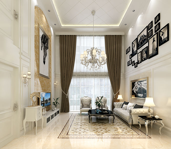 Z6官网瓷砖客厅KYP8055-KYP8055H成效图