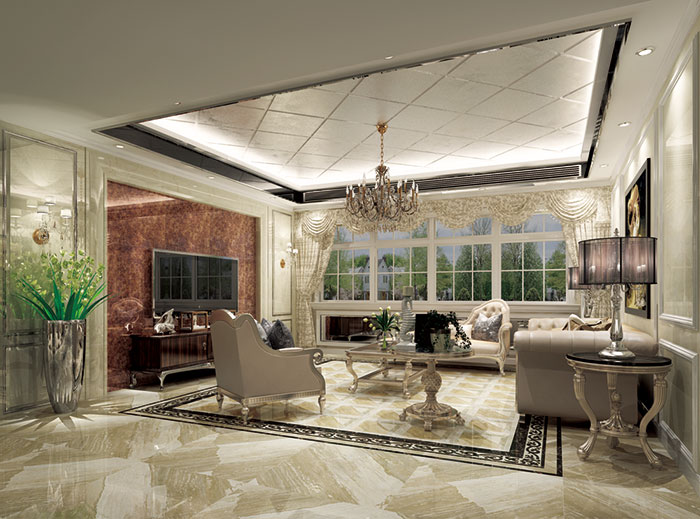 09.Z6官网瓷砖客厅KYS8070-成效图-