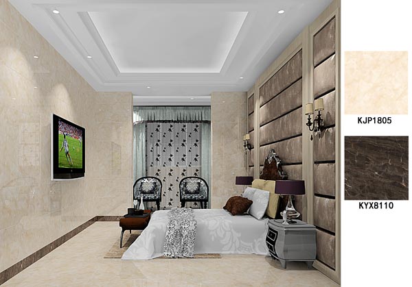 Z6官网瓷砖案例鉴赏卧室成效图