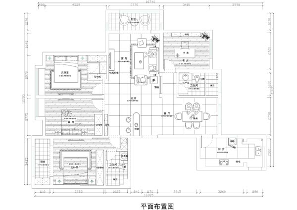 Z6官网瓷砖利用成效：徐州开元翡翠湾F户型装建成效鉴赏