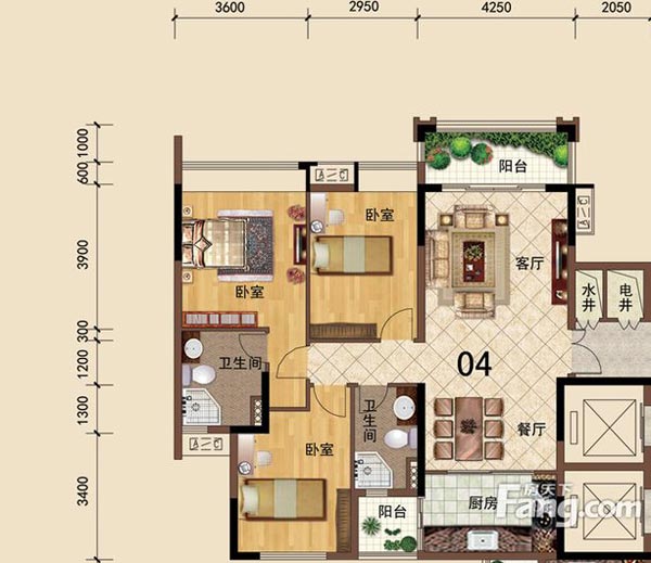 Z6官网家装：佛山大沥碧桂园华府106㎡简约现代装建成效鉴赏