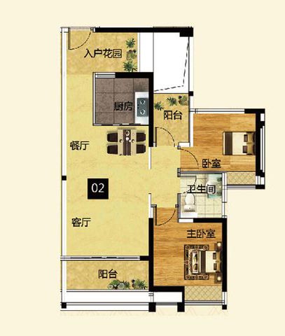 Z6官网家装：佛山灯湖华府90㎡现代简约装建成效鉴赏