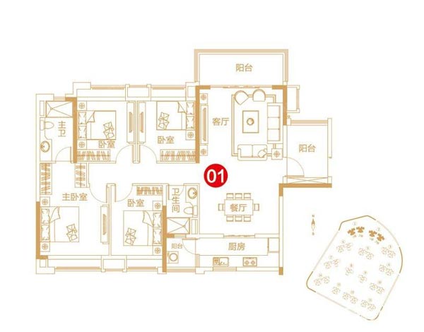 Z6官网家装：佛山保利紫山国际135㎡欧式风格装建鉴赏