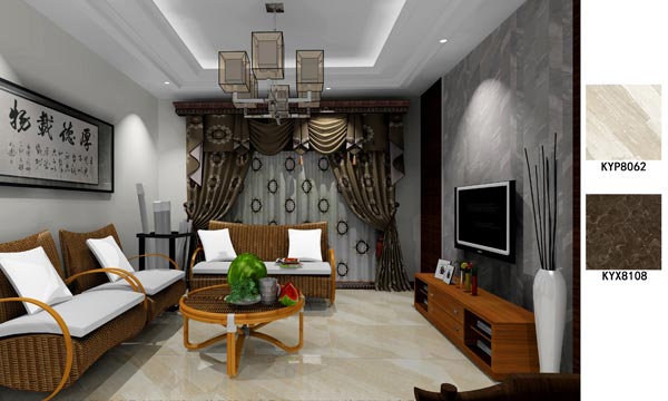 Z6官网家装：佛山保利紫山国际115㎡中式风格装建鉴赏