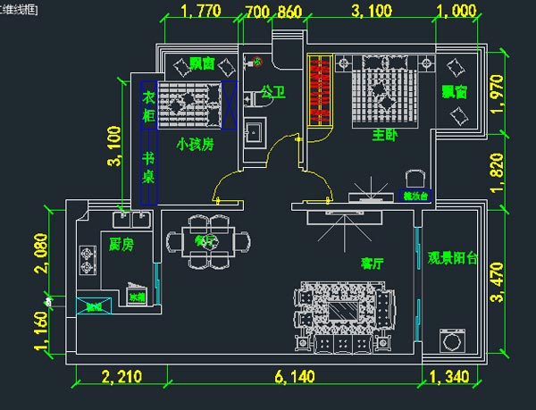 Z6官网家装：东莞南城丽水佳园75㎡简欧风格装建鉴赏