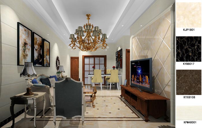 Z6官网家装：东莞南城丽水佳园75㎡简欧风格装建鉴赏