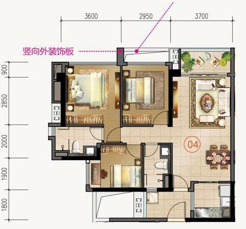 Z6官网家装：佛山合景新鸿基·泷景96㎡简约现代装建成效鉴赏