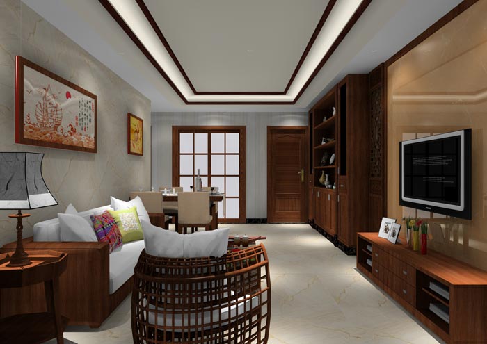 Z6官网家装：佛山丹灶桂丹颐景园90㎡简约现代装建成效鉴赏