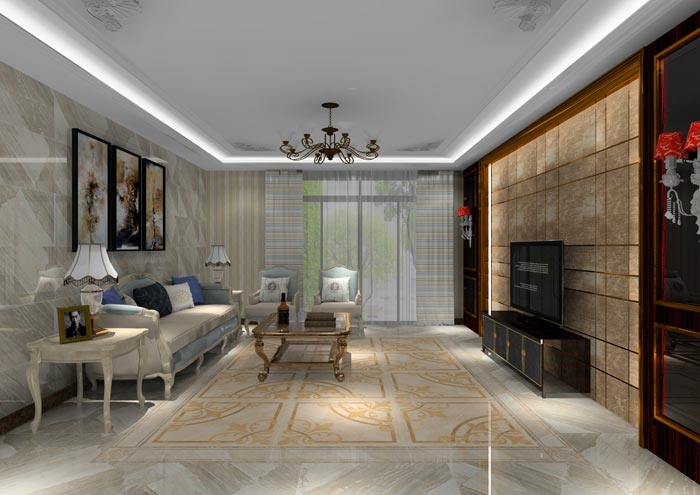 Z6官网家装：佛山水悦龙湾141㎡简欧装建成效鉴赏
