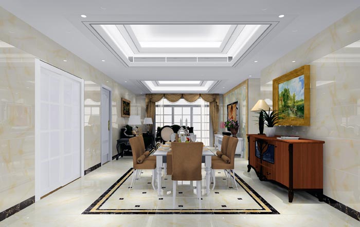 Z6官网家装：佛山恒宝御龙湾128㎡的欧式风格装建鉴赏