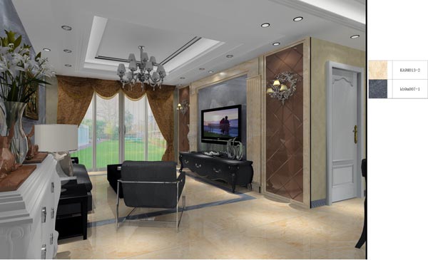 Z6官网家装：井冈山和谐家园安设幼区130㎡欧式风格装建鉴赏