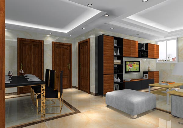 Z6官网家装：井冈山和谐家园安设幼区130㎡简约风格装建鉴赏