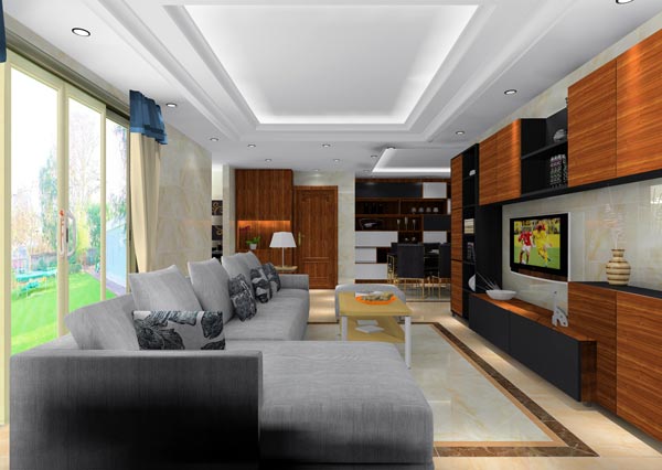 Z6官网家装：井冈山和谐家园安设幼区130㎡简约风格装建鉴赏