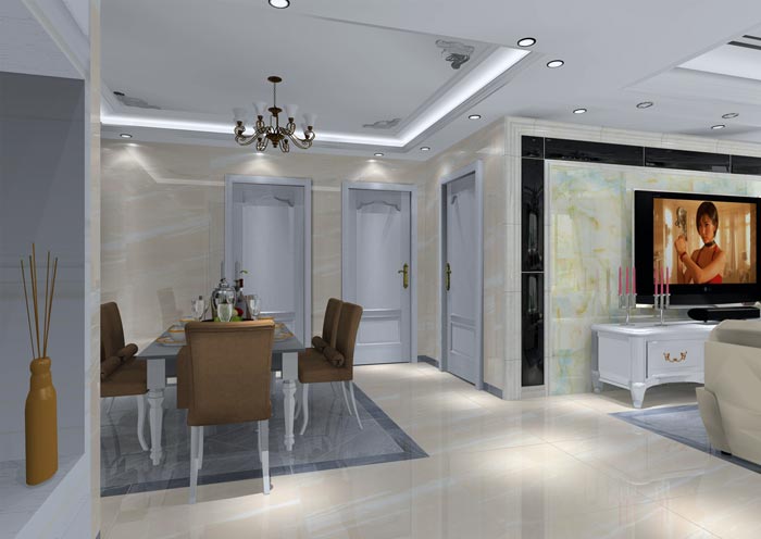 Z6官网家装：井冈山和谐家园安设幼区130㎡简欧风格装建鉴赏