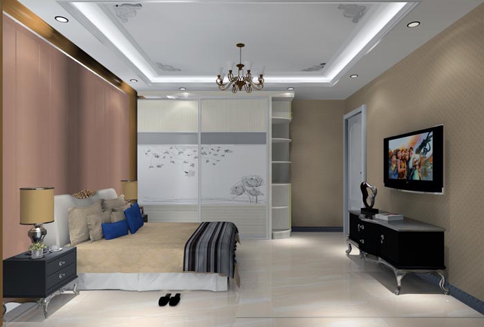 Z6官网家装：井冈山和谐家园安设幼区130㎡简欧风格装建鉴赏