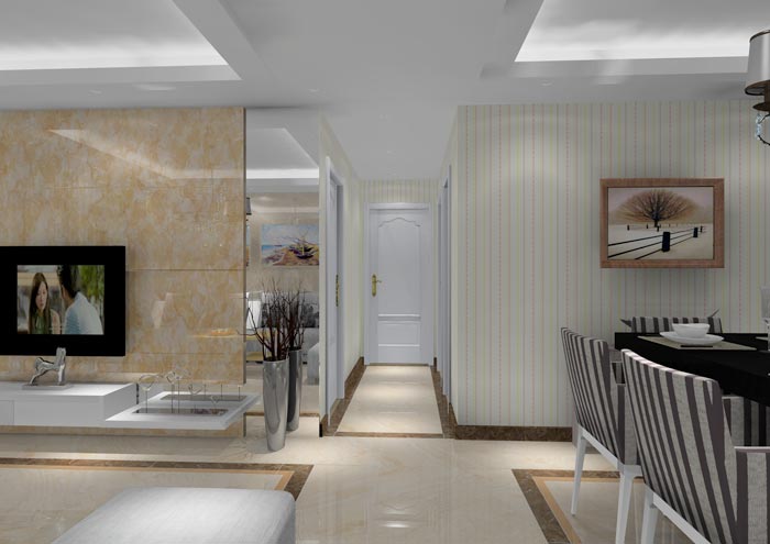 Z6官网家装：佛山狮山上林苑91㎡简约风格装建鉴赏