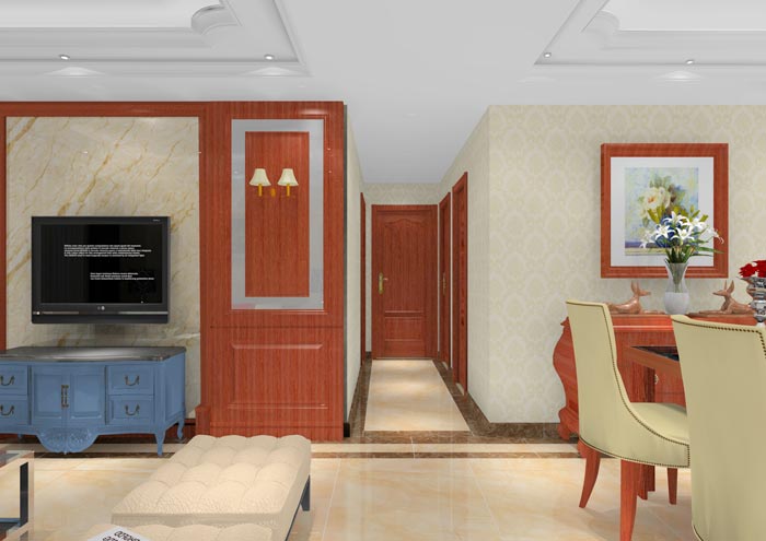 Z6官网家装：顺德碧桂园桂澜山101㎡的新中式风格装建鉴赏