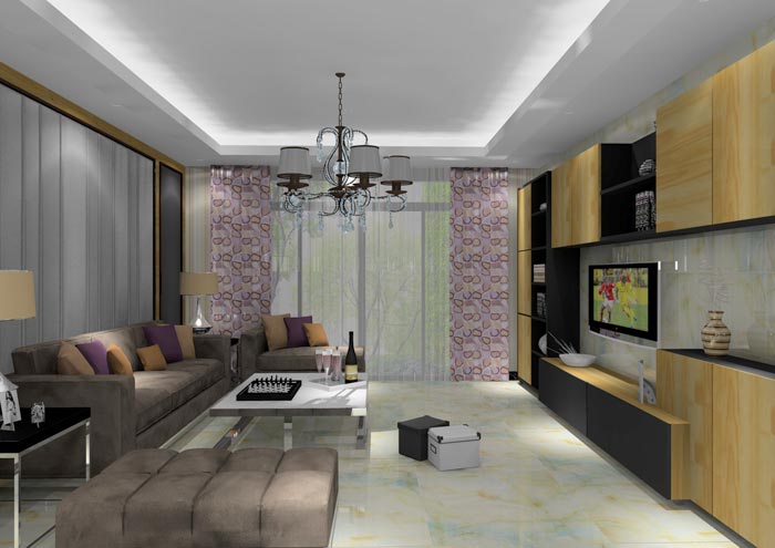 Z6官网家装：佛山龙湖春江名城113㎡的简约现代风格装建鉴赏