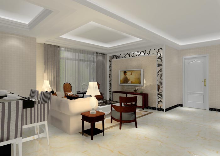 Z6官网家装：佛山佛山容桂颐澳花圃90㎡的简欧风格装建鉴赏