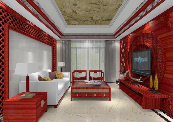 Z6官网家装：佛山佛山容桂颐澳花圃112㎡的中式风格装建鉴赏