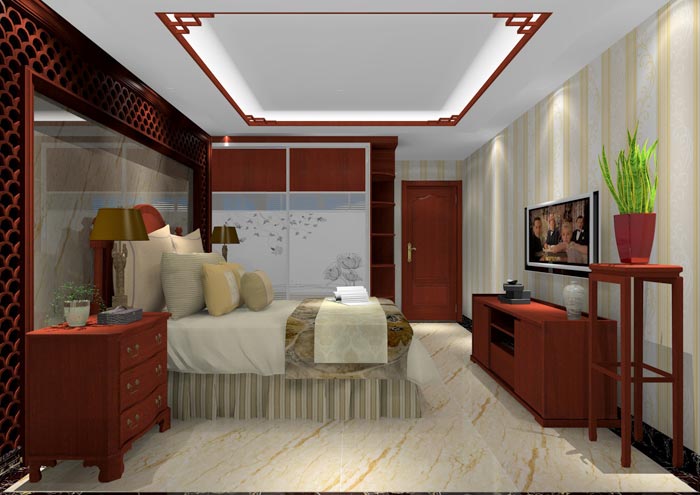 Z6官网家装：佛山佛山容桂颐澳花圃112㎡的中式风格装建鉴赏