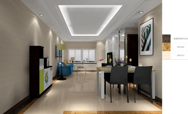 Z6官网家装：成都时期锦绣59㎡的现代风格装建鉴赏