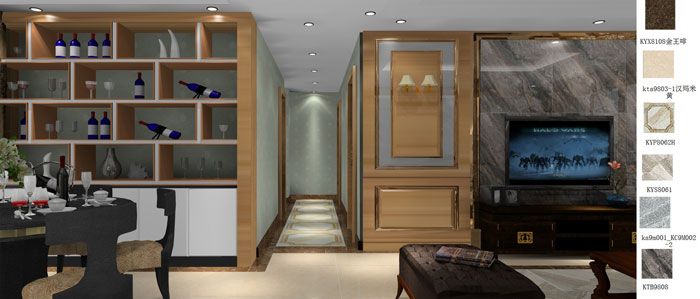 Z6官网家装：成都中环丰锦155㎡的欧式风格装建鉴赏