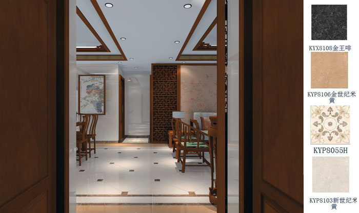 Z6官网家装：佛山禅城怡翠晋盛花圃132㎡的中式风格装建鉴赏