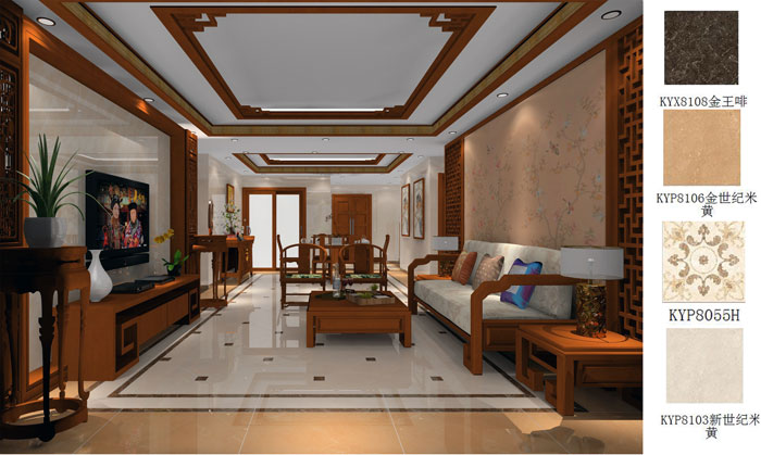 Z6官网家装：佛山禅城怡翠晋盛花圃132㎡的中式风格装建鉴赏