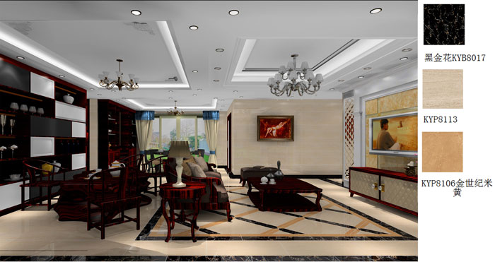 Z6官网家装：佛山禅城怡翠晋盛花圃196㎡的欧式风格装建鉴赏