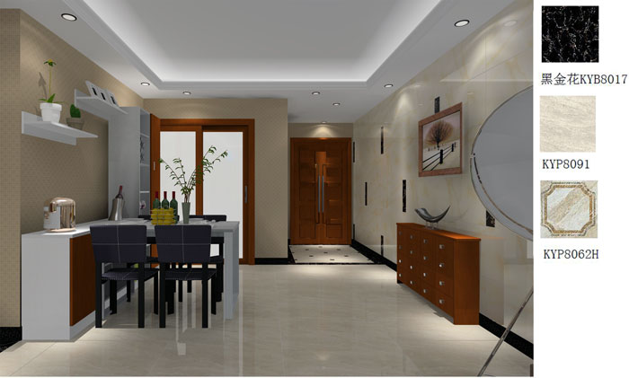 Z6官网家装：佛山禅城怡翠晋盛花圃91㎡的现代风格装建鉴赏