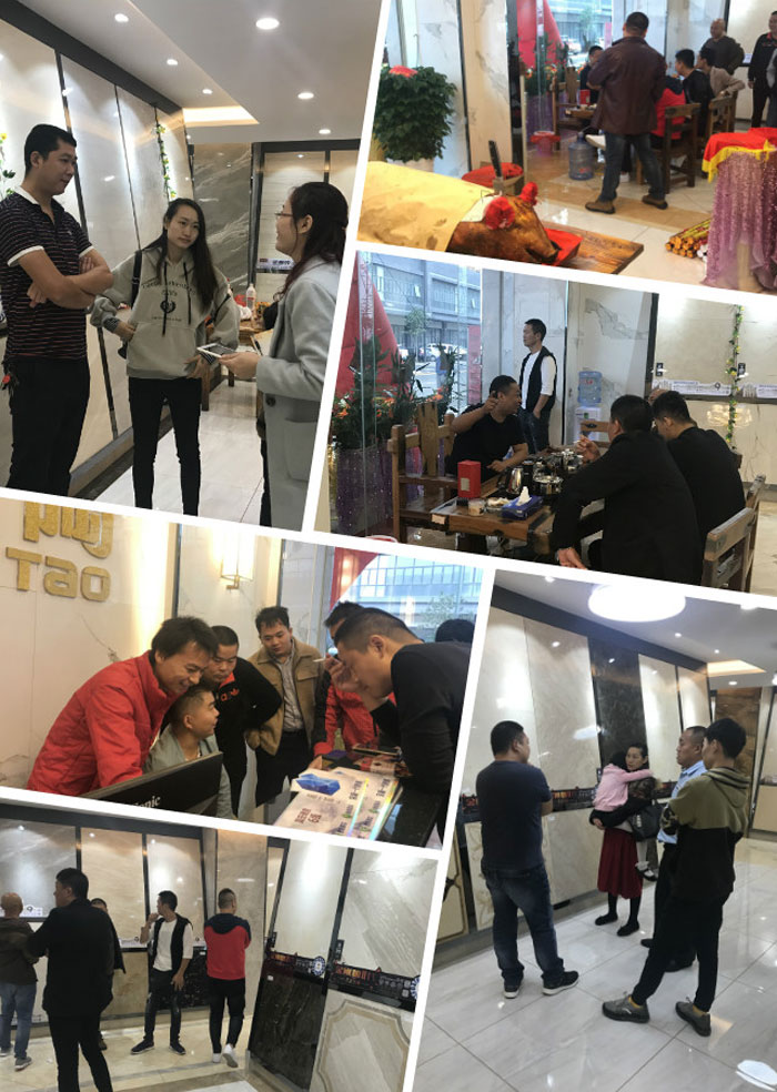 陶瓷一线品牌 Z6官网瓷砖 中山古镇300平专卖店开业盛典圆满成功