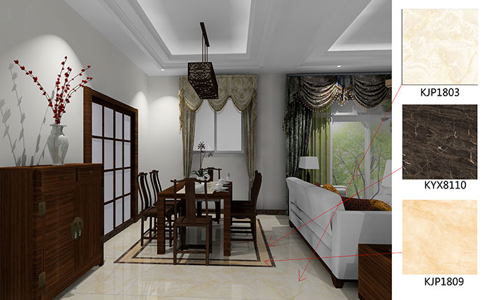 佛山美的花湾城装建案例餐厅成效图