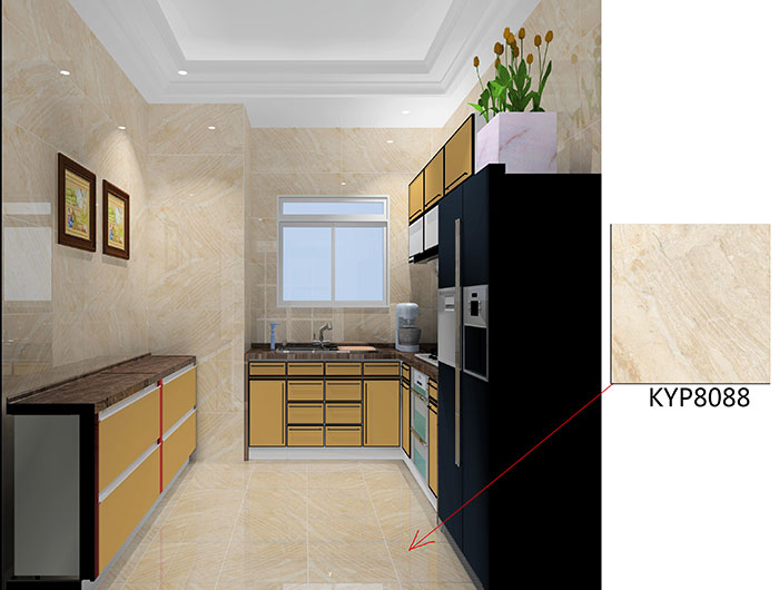 佛山美的花湾城装建案例厨房成效图