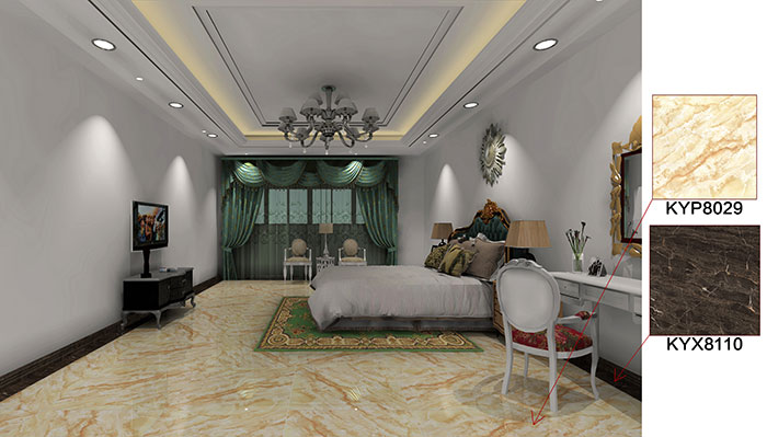 佛山万科·湖岸装建案例卧室成效图