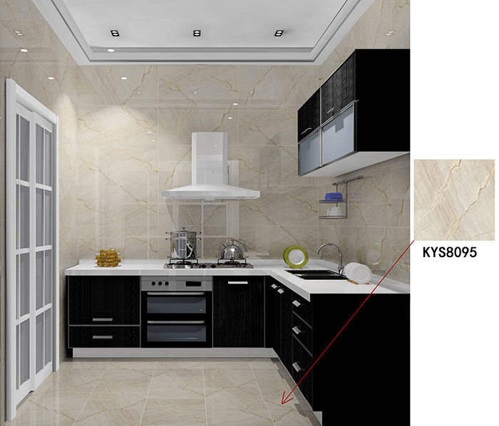 大沥碧桂园·华府装建案例厨房成效图