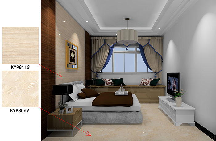 大沥碧桂园·华府装建案例卧室成效图