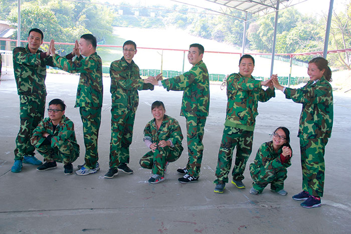 2017年2月13-15日，Z6官网“虎狼路”户表拓展训练圆满实现